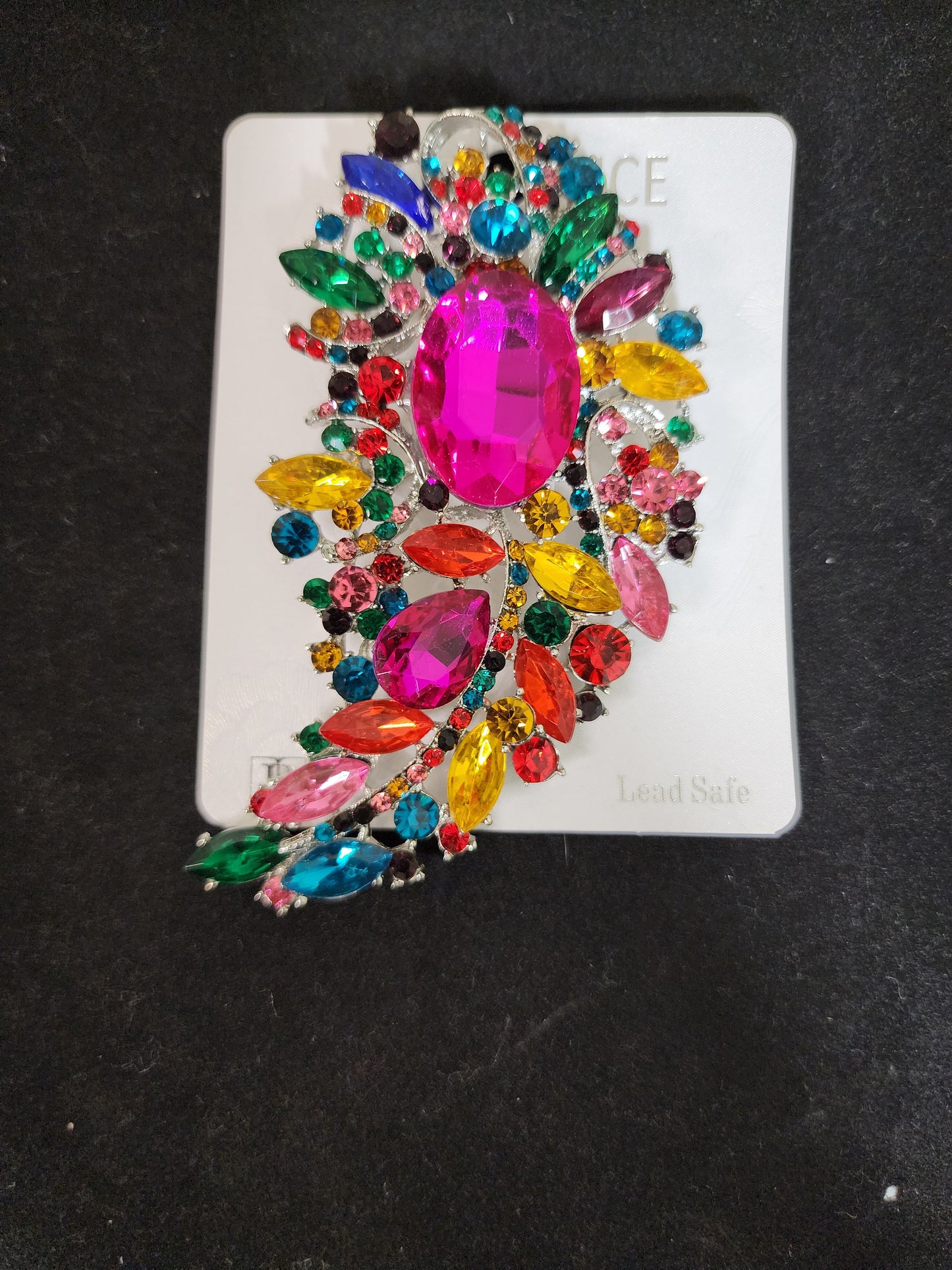 Colorblast Leaf Brooch