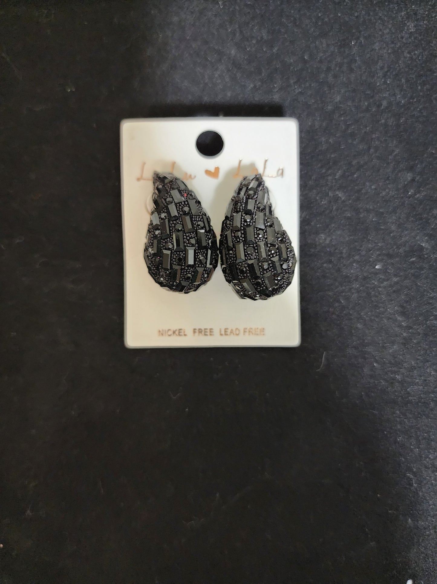 Black Tears Earrings