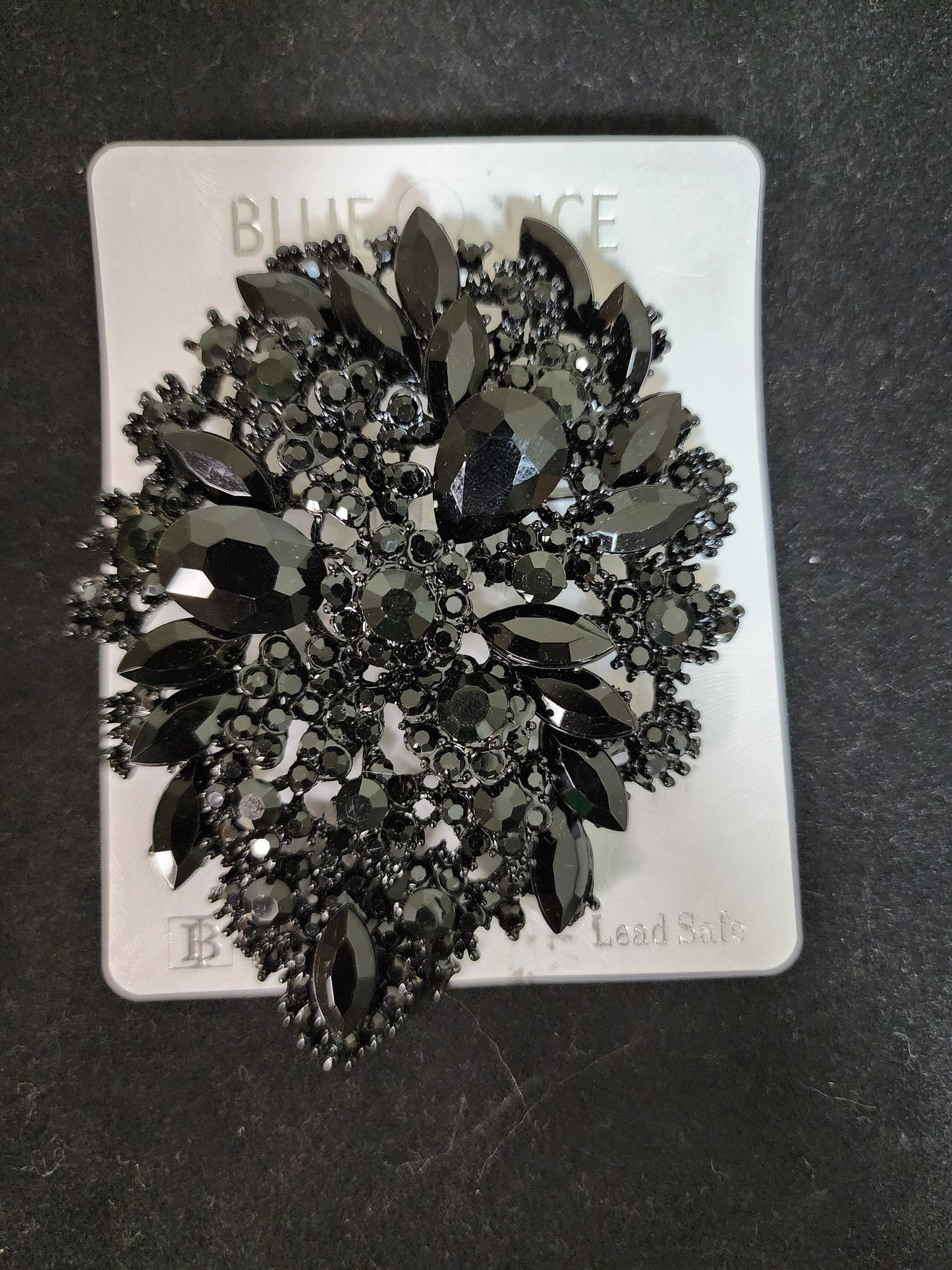 Black Onyx Brooch