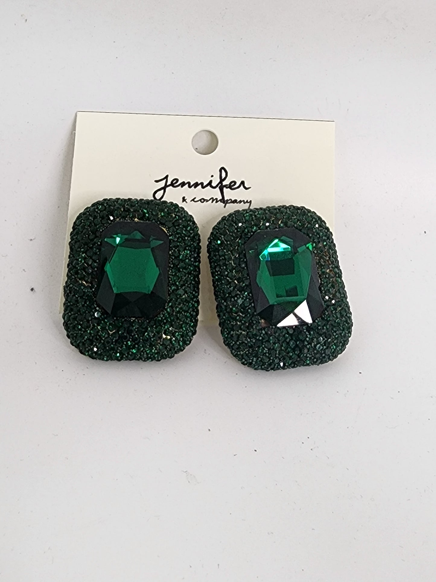 Square Glitter Earrings