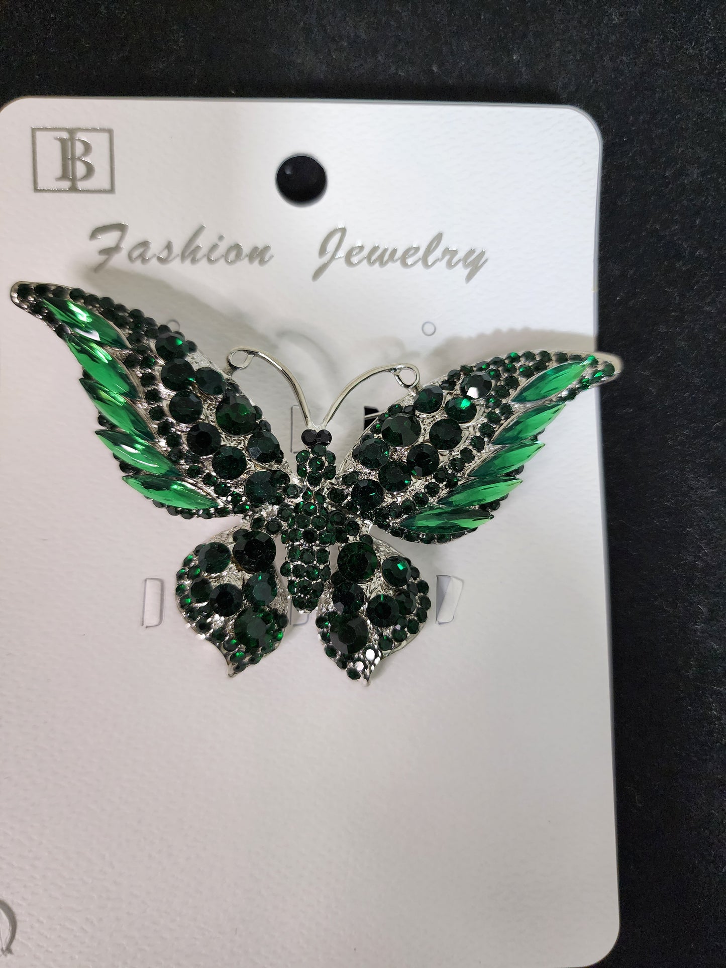 Green Butterfly Brooch